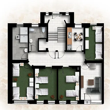 Apartment Gruppen Willkommen! 5-zimmer Naehe Messe & Bmw *