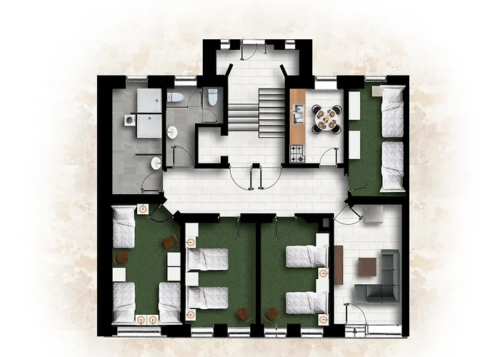شقة Gruppen Willkommen! 5-zimmer Naehe Messe & Bmw *